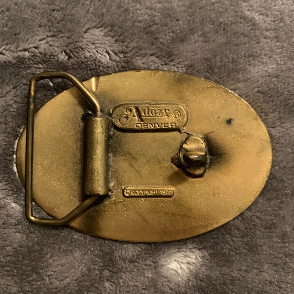 Vintage Adezy Denver USA 1977 brass Free Mason Masonic belt buckle Gasparilla - Picture 7 of 7